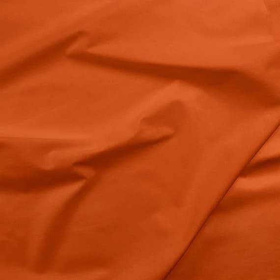 orange cotton fabric - 100% Cotton Basecloth Broadcloth Solid - Paprika Orange - Paintbrush Studio Fabrics