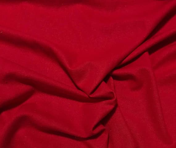 scarlet noil fabric - SCARLET RED Raw Silk NOIL Fabric
