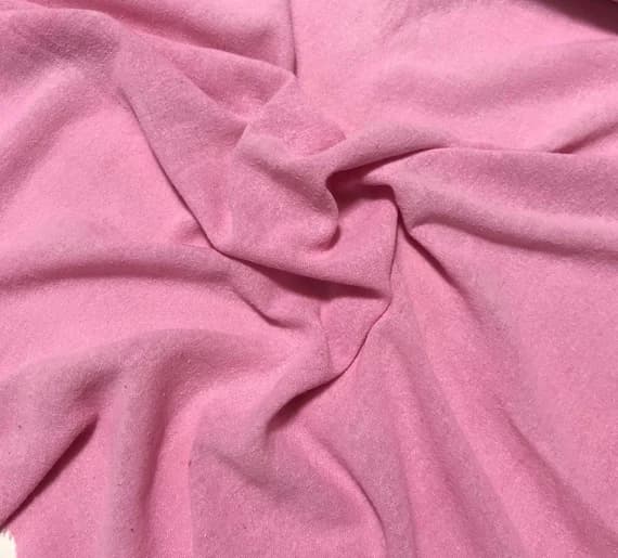 pink noil fabric - BALLERINA PINK Hand Dyed Raw Silk Gauze NOIL Fabric