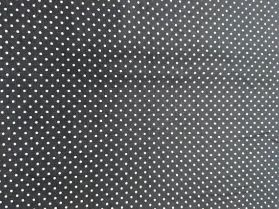 black cotton fabric - Swiss Dot on Black - White - Riley Blake Cotton Fabric