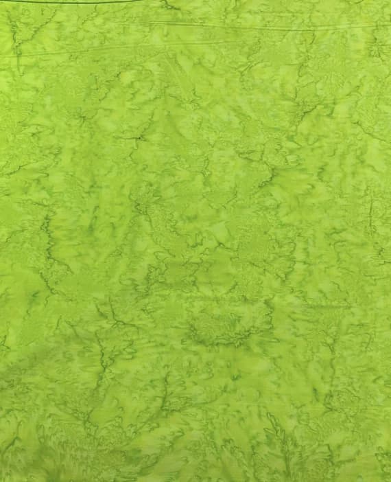 green cotton fabric - Bright Green Shadows - Banyan Batik Tone on Tone 100% Cotton Fabric