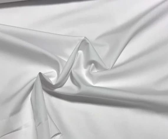 white cotton fabric - Spechler-Vogel Fabric - Pima Cotton Broadcloth - White