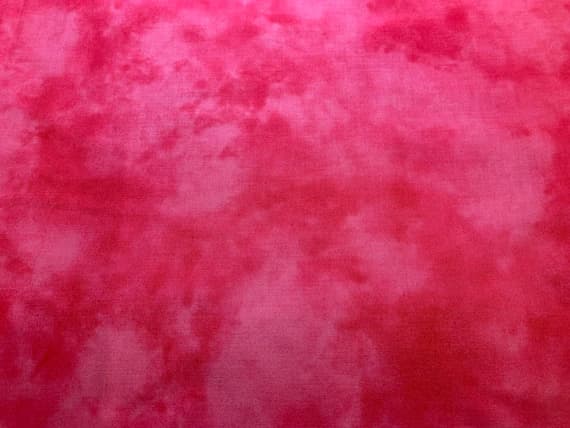 pink cotton fabric - Bright Pink Blender Cotton Fabric Vintage 90's OOP Patrick Lose