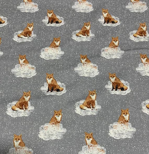 cotton fabric - Foxnest Haze - Earthen - Art Gallery Fabrics Cotton
