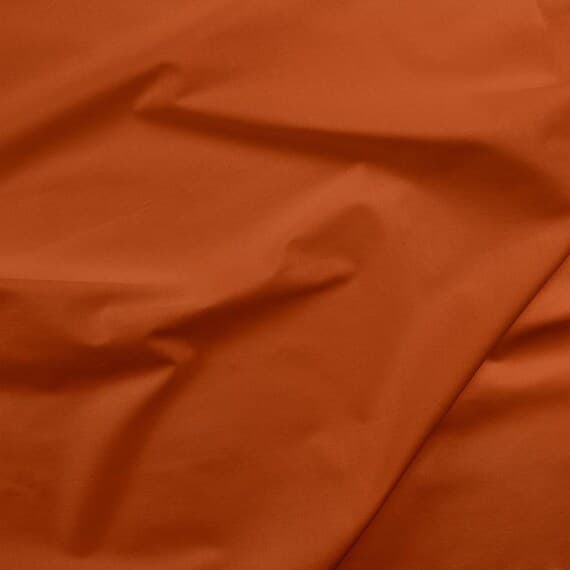 orange cotton fabric - 100% Cotton Basecloth Broadcloth Solid - Redwood Orange - Paintbrush Studio Fabrics