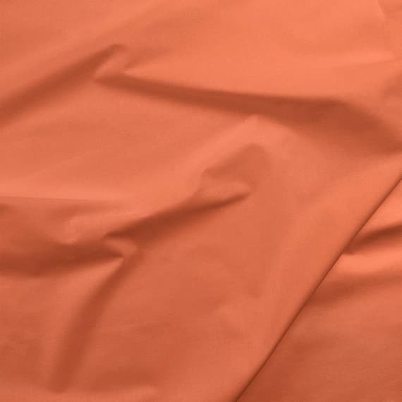 orange cotton fabric - 100% Cotton Basecloth Broadcloth Solid - Verbena Orange - Paintbrush Studio Fabrics