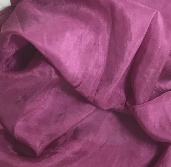 maroon habotai fabric - Hand Dyed MAROON China Silk HABOTAI Fabric