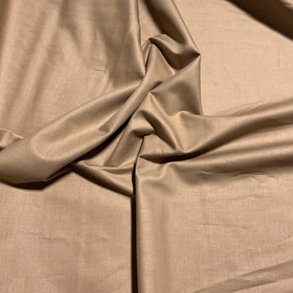brown cotton fabric - 100% Cotton Basecloth Broadcloth Solid - Mocha Brown - Paintbrush Studio Fabrics