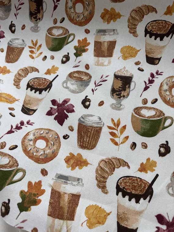cotton fabric - Love Latte - Richloom Cotton Canvas Fabric