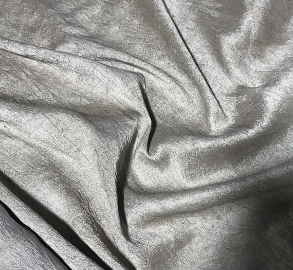 taupe dupioni fabric - Hand Dyed Taupe - Silk Dupioni Fabric