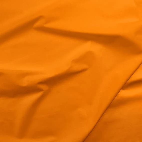 orange cotton fabric - 100% Cotton Basecloth Broadcloth Solid - Tangerine Orange - Paintbrush Studio Fabrics