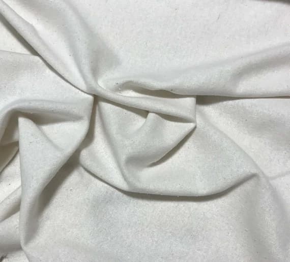 white noil fabric - NATURAL WHITE Raw Silk NOIL Fabric