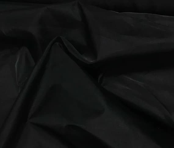black organza fabric - Black - Silk Organza Fabric
