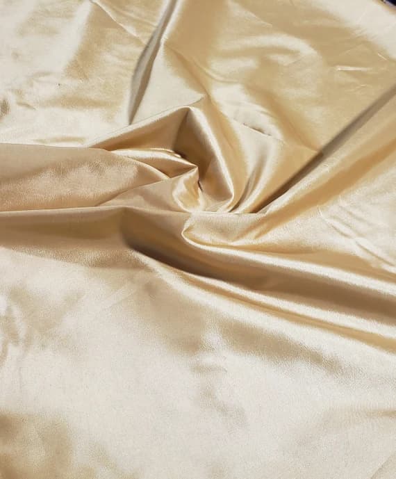 gold taffeta fabric - Gold - Faux Silk Taffeta Fabric