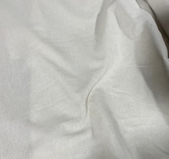 beige cotton fabric - Beige - Cotton Chambray Fabric