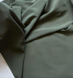 Olive Green - 8mm Silk Georgette Chiffon Fabric with STRETCH
