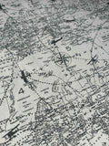 Air Traffic Felix World Map Airplanes - Premier Prints Cotton Canvas Fabric