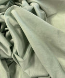Moss Green - Hand Dyed Silk/Cotton Voile