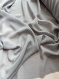Pewter Gray - Silk Chiffon Fabric 8 momme weight
