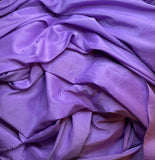 Purple - Hand Dyed Silk/Cotton Voile