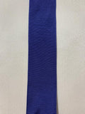 Royal Blue Vintage Grayblock Grosgrain Ribbon Trim 1.5"x 2.5 Yards Rayon/Cotton