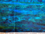 Dark Blue Ombre, Tranquil Waters by Deborah Edwards for Northcott Cotton Fabric DP27206-48