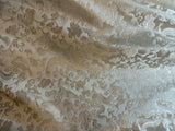 White Dragons - Silk Brocade Fabric