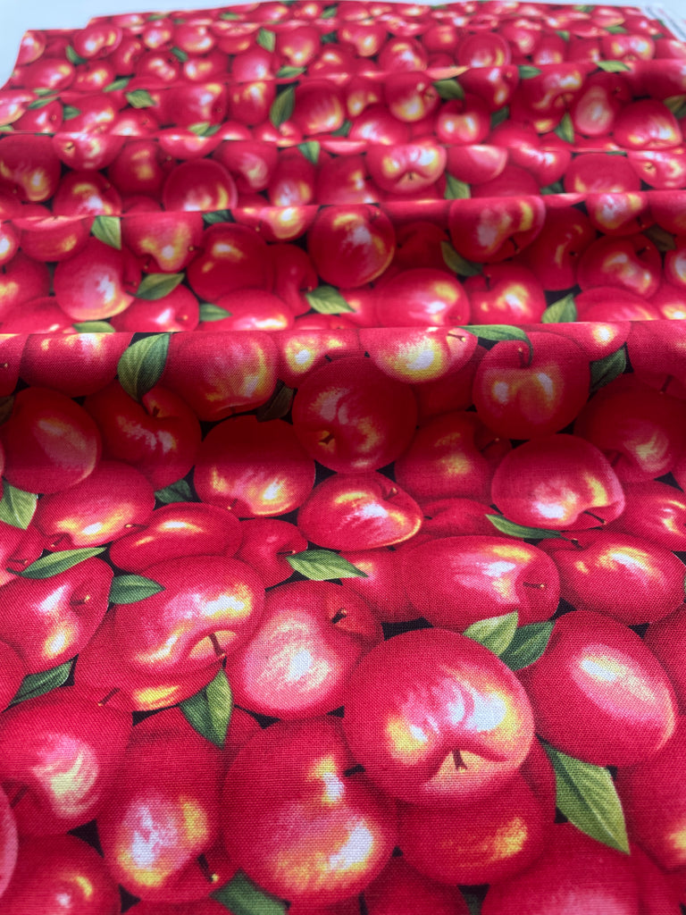Apples - Farmer John's Garden Party - Paintbrush Studio 100% Cotton Fabric