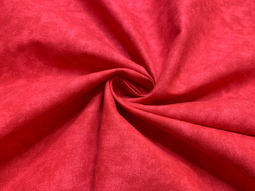 Tonal Cranberry Red - Cloud 9 Cotton Fabric