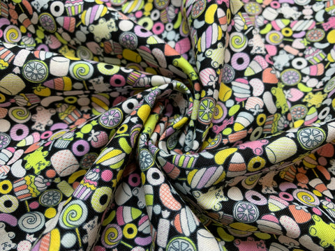 Candy & Sweets -  Petite Design - Kokka Japan Cotton Sheeting Fabric