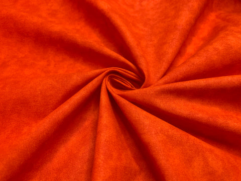 Tonal Pumpkin Orange - Cloud 9 Cotton Fabric
