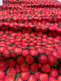 Strawberries - Farmer John's Garden Party - Paintbrush Studio 100% Cotton Fabric