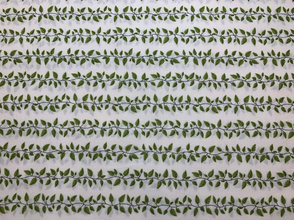 Leaves on Vines  - Reaf Land - Cosmo Japan Cotton Shirting Fabric