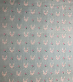 Bunnies on Blue - Creator's Room Japan Cotton Double Gauze Fabric
