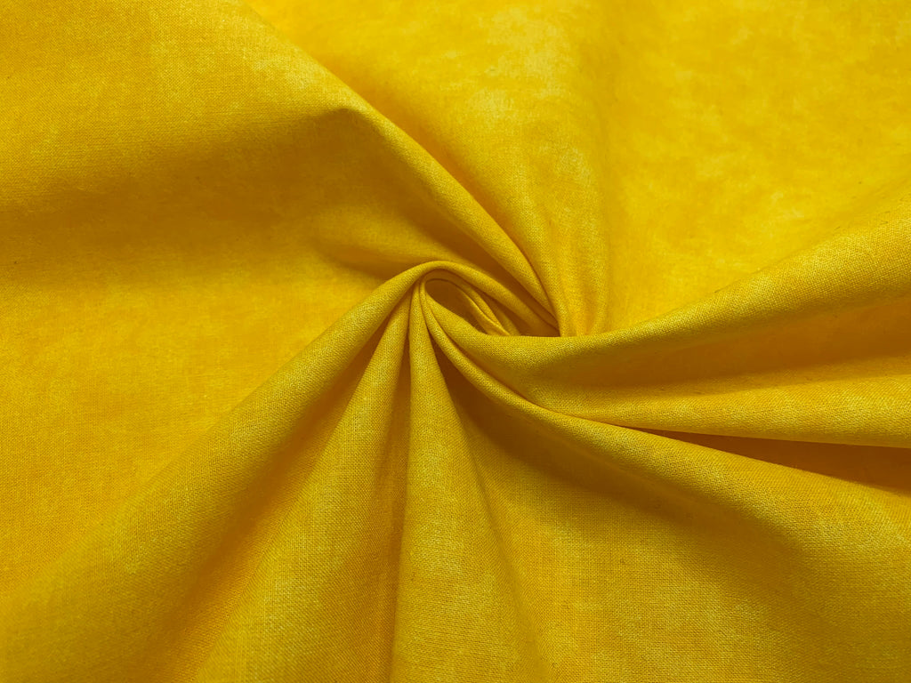 Tonal Golden Yellow - Cloud 9 Cotton Fabric