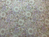 Peach & Lavender Floral - Yoihana - Cosmo Cotton Broadcloth Fabric