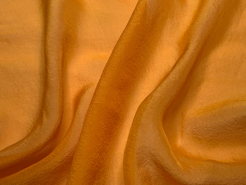 Tangerine Orange - Hand Dyed Soft Silk Organza