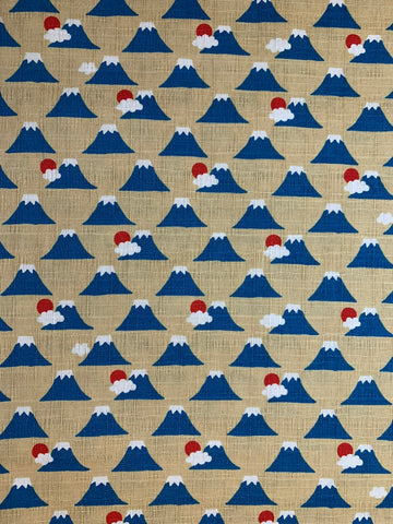 Volcano - Fuku- Cosmo Japan Cotton Dobby Fabric