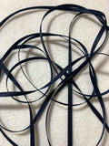 Navy Blue Double Sided MATTE Satin Ribbon - 1/4" wide - 10 Yards