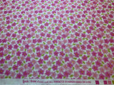 Hibiscus Hummingbird Light Pink Floral Lewis & Irene Cotton Fabric