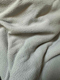 Silver - Hand Dyed Squares Weave Silk Noil (45")