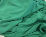 Emerald Green - Hand Dyed Silk Noil