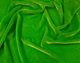Lemon Lime Green - Silk Velvet Fabric