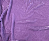 Pansy Purple - Silk Velvet Fabric