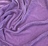 Pansy Purple - Silk Velvet Fabric