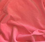 Flamingo Pink - Hand Dyed Cotton Velveteen