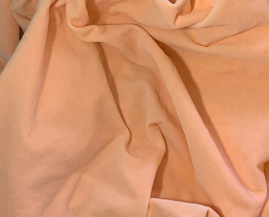 Peach - Hand Dyed Cotton Velveteen