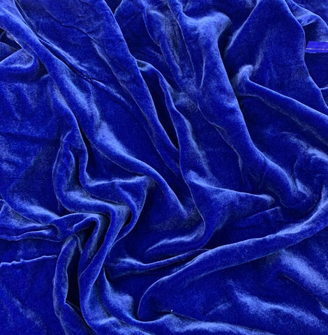 Cobalt Blue - Silk Velvet
