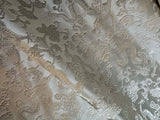 White Dragons - Silk Brocade Fabric