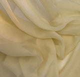Butter Yellow - Hand Dyed Soft Silk Organza